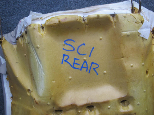 97-98 Lexus JZZ31L SC400 SC300 Rear Leather Seat Upper Cushion Ivory OEM