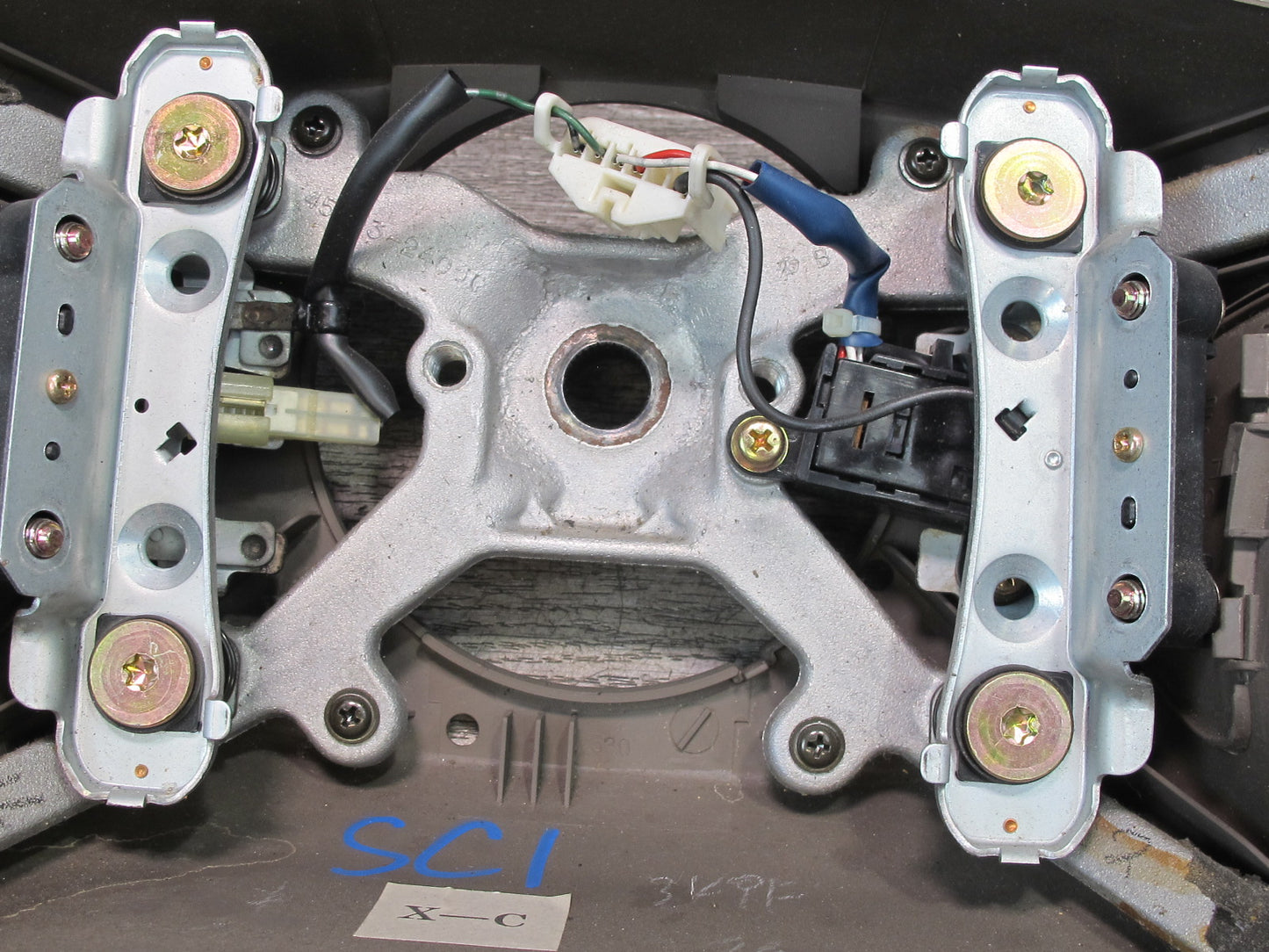 97-98 Lexus JZZ31L SC400 SC300 Leather Steering w Cruise Switch Brown OEM