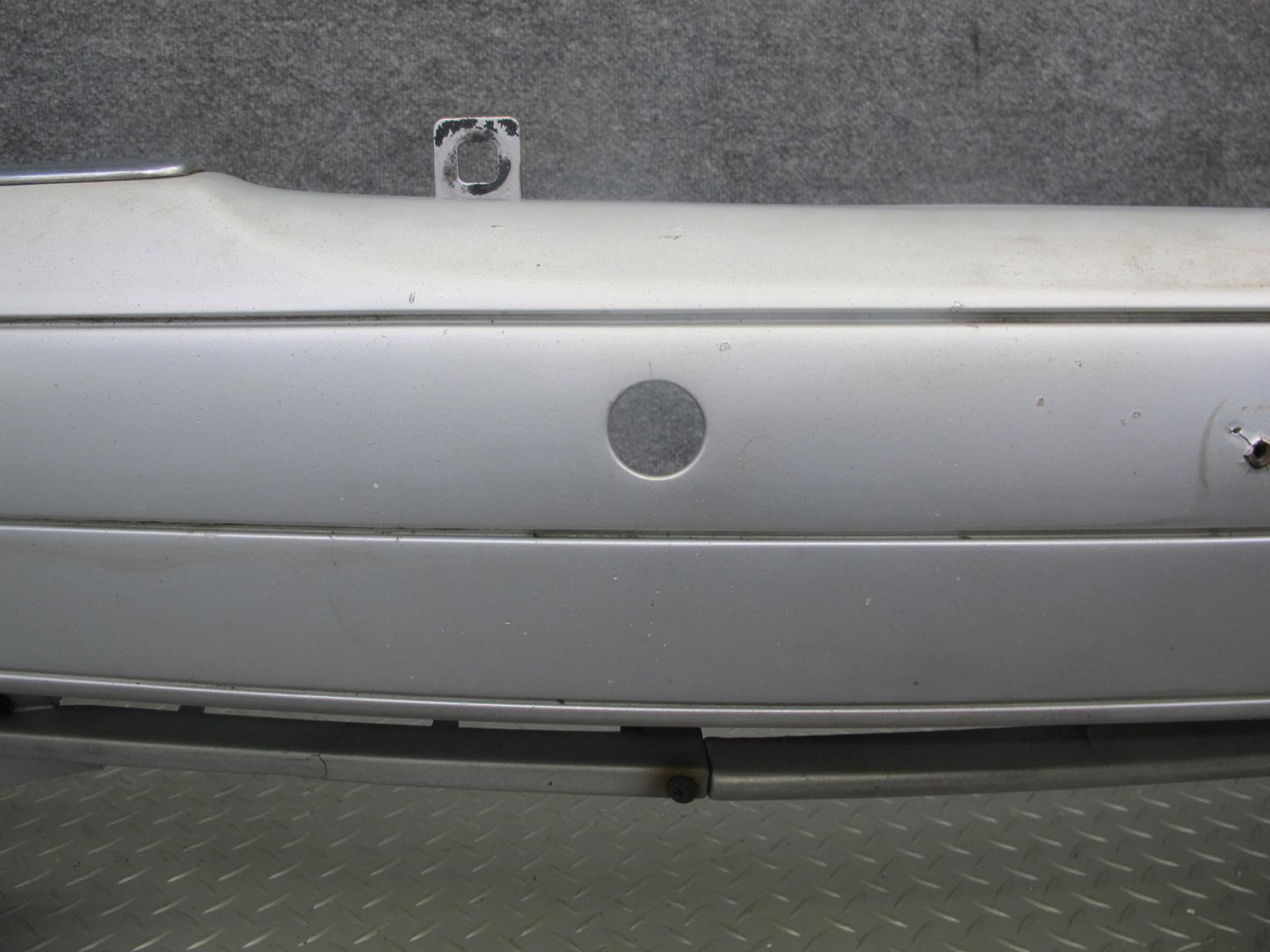 96-99 Mercedes W140 C140 CL Coupe Front Bumper Cover Silver Damaged