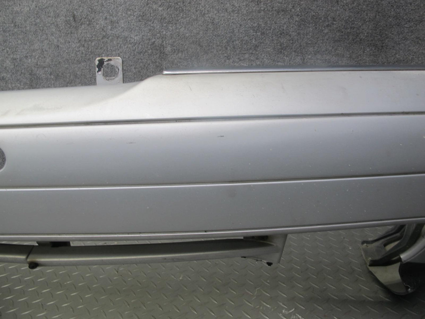 96-99 Mercedes W140 C140 CL Coupe Front Bumper Cover Silver Damaged