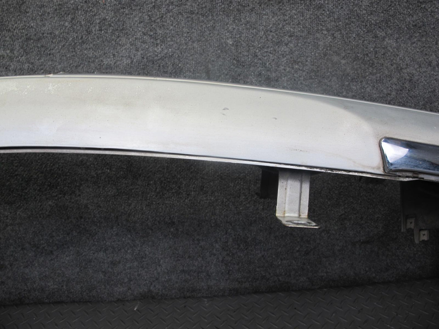 96-99 Mercedes W140 C140 CL Coupe Front Bumper Cover Silver Damaged