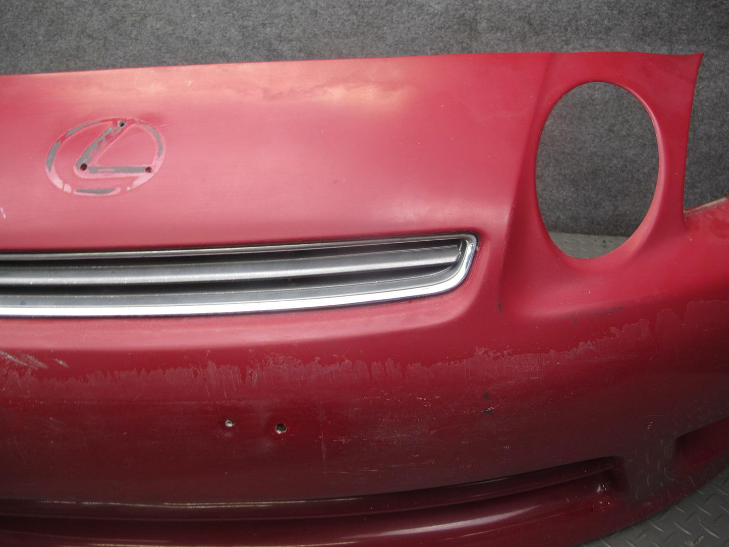 97-00 Lexus JZZ31L SC400 SC300 Front Bumper Cover RED w Foam OEM