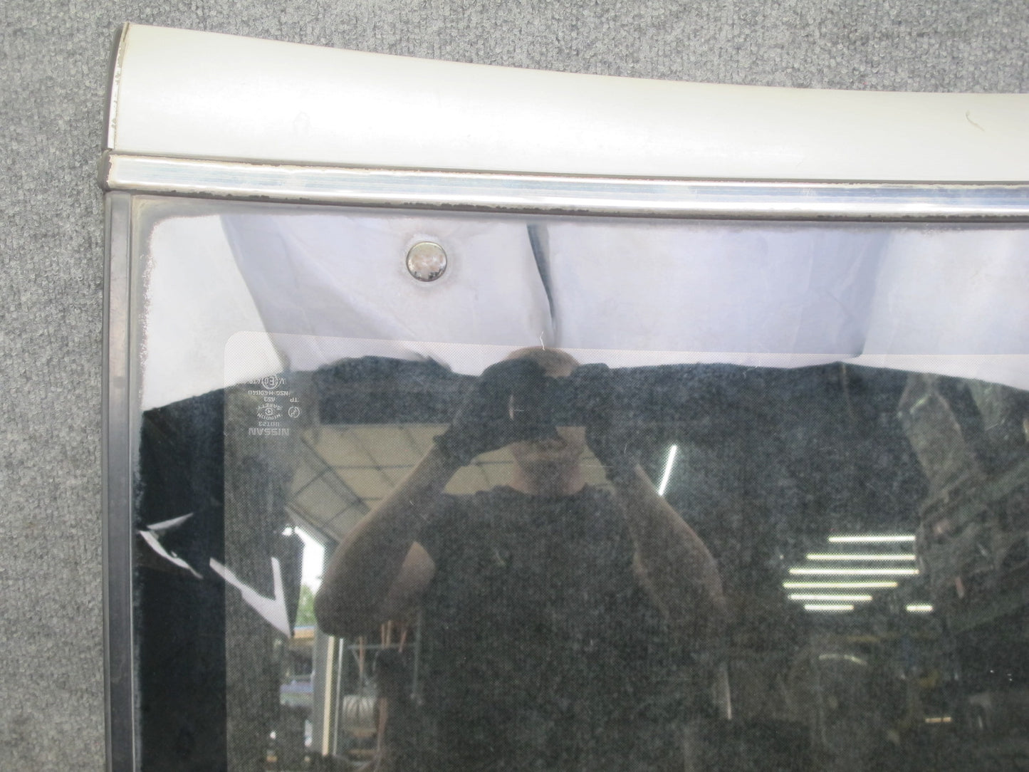 90-95 Nissan Z32 300ZX 2+0 Left T-top Roof Glass Panel Cover Silver OEM
