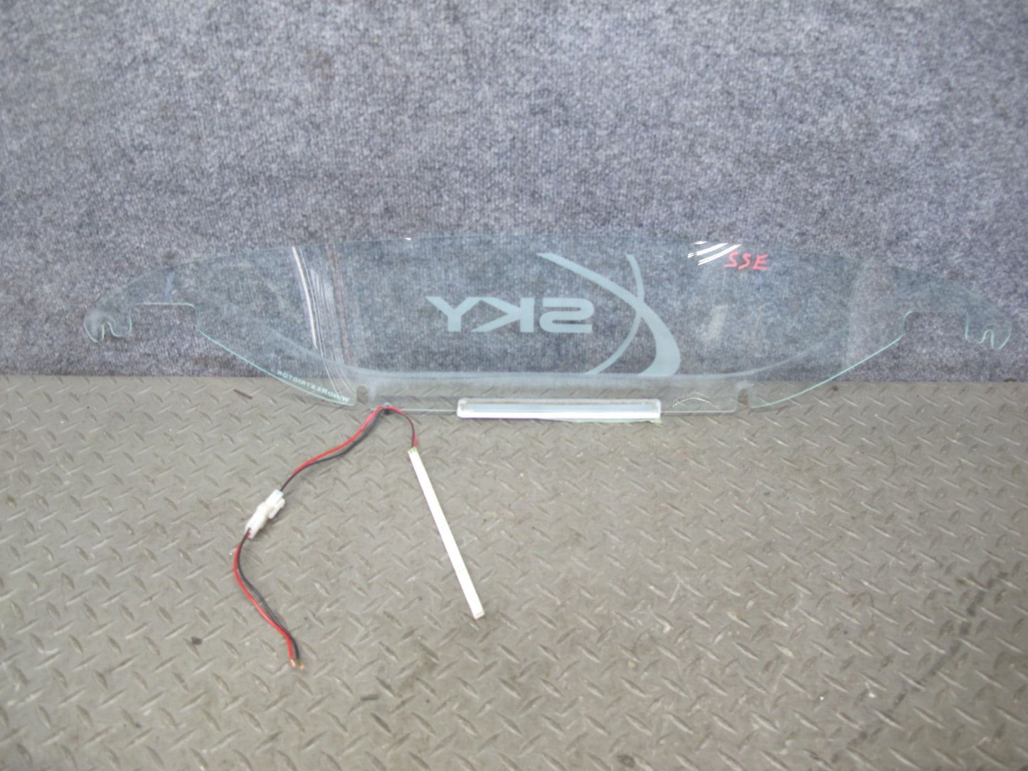 07-10 Saturn SKY Rear Wind Screen Deflector w Illumination Aftermarket