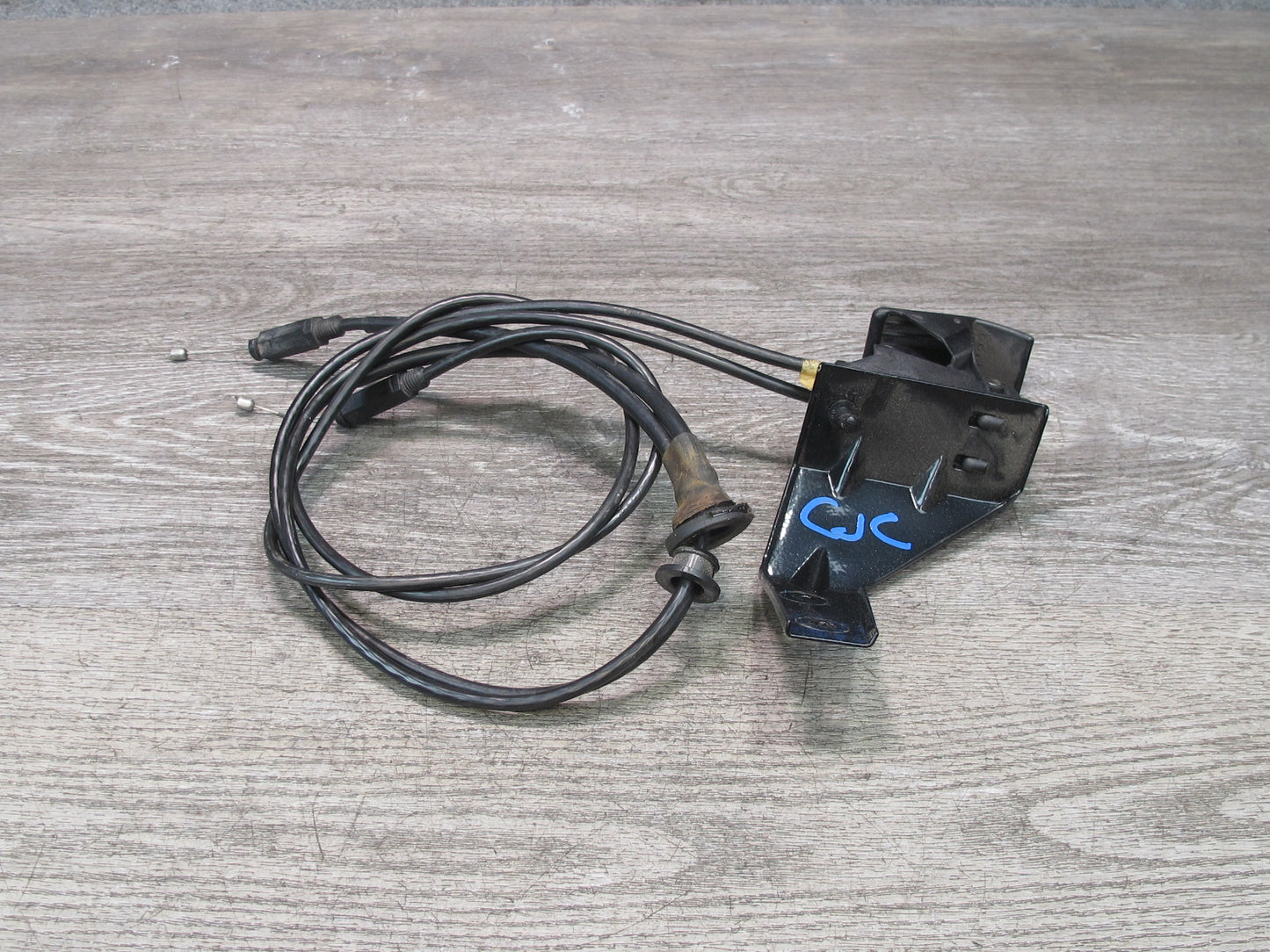 90-96 Chevrolet Corvette C4 Hood Lock Release Handle & Cable Set OEM