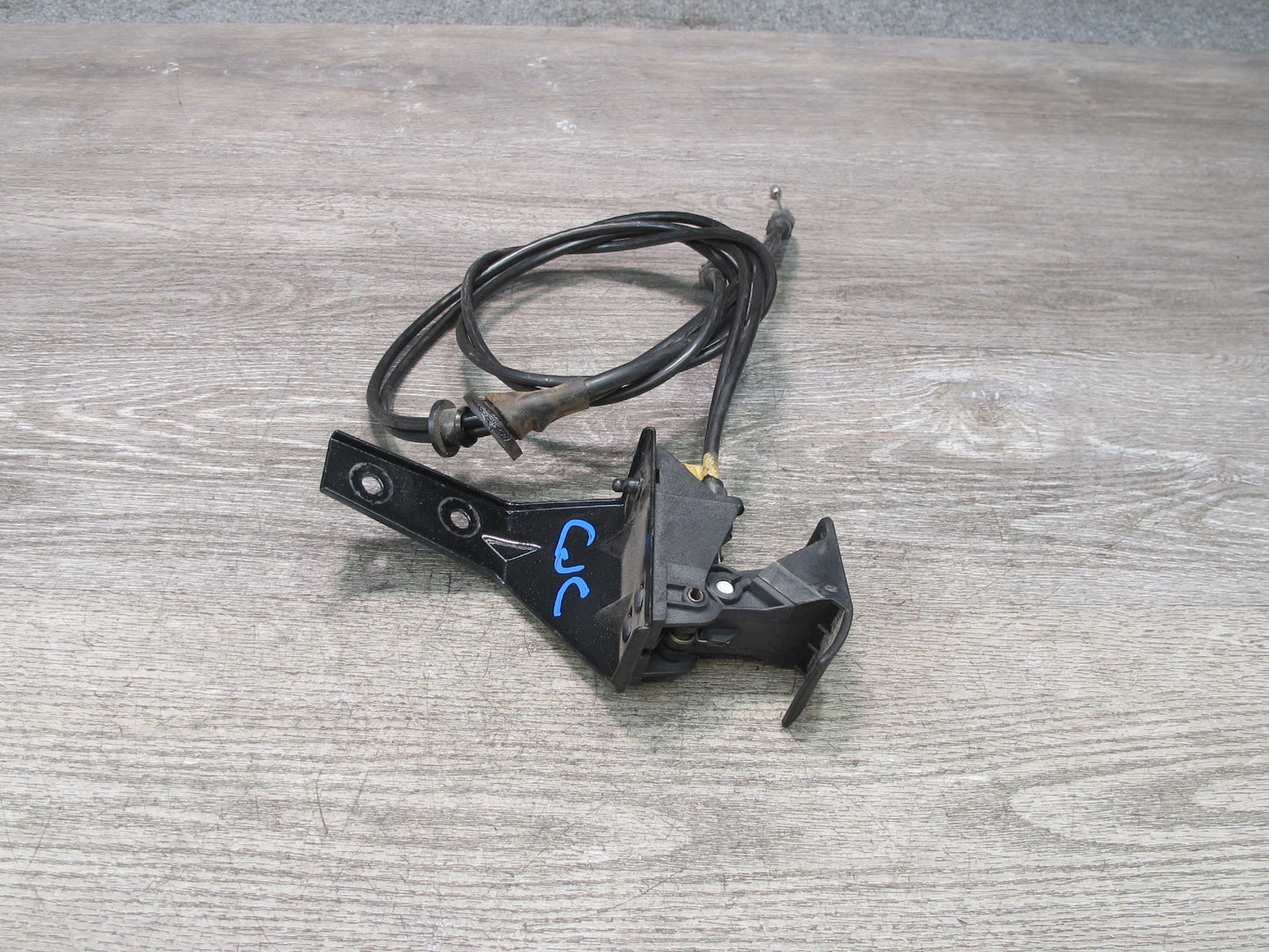 90-96 Chevrolet Corvette C4 Hood Lock Release Handle & Cable Set OEM