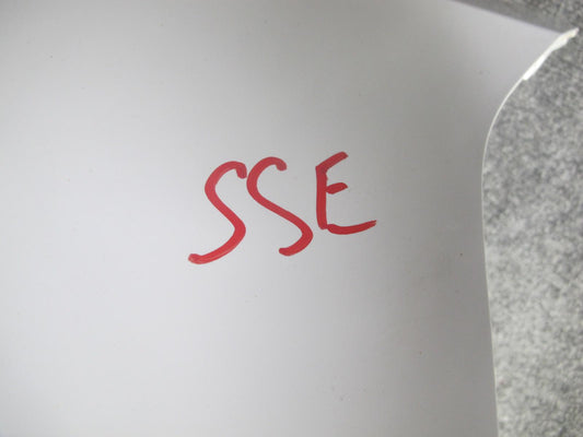 07-10 Saturn SKY RED Line 2.0L Turbo Rear Bumper Cover Polar White OEM