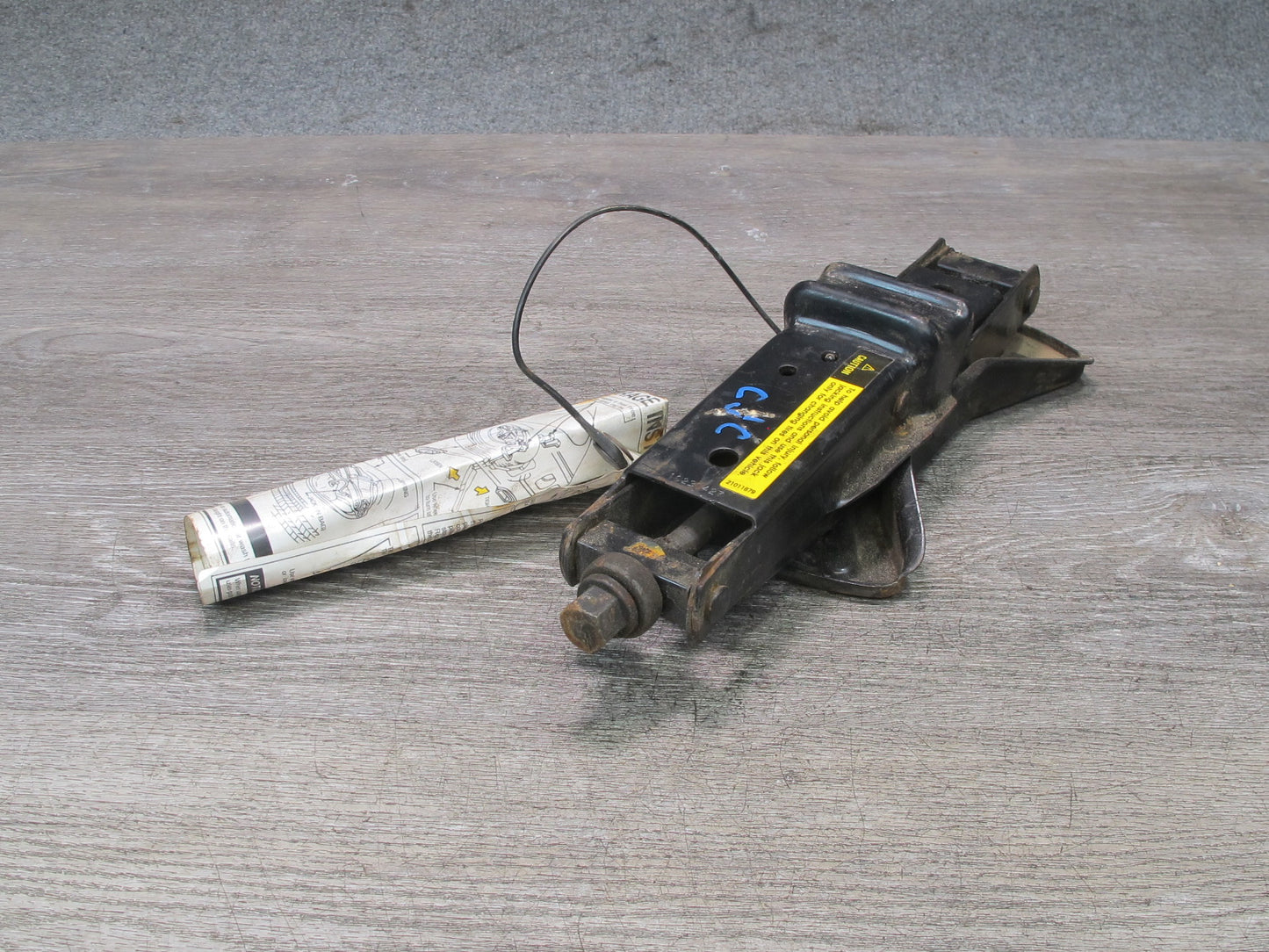 84-96 Chevrolet Corvette C4 Emergency Spare Tire Lift Jack OEM