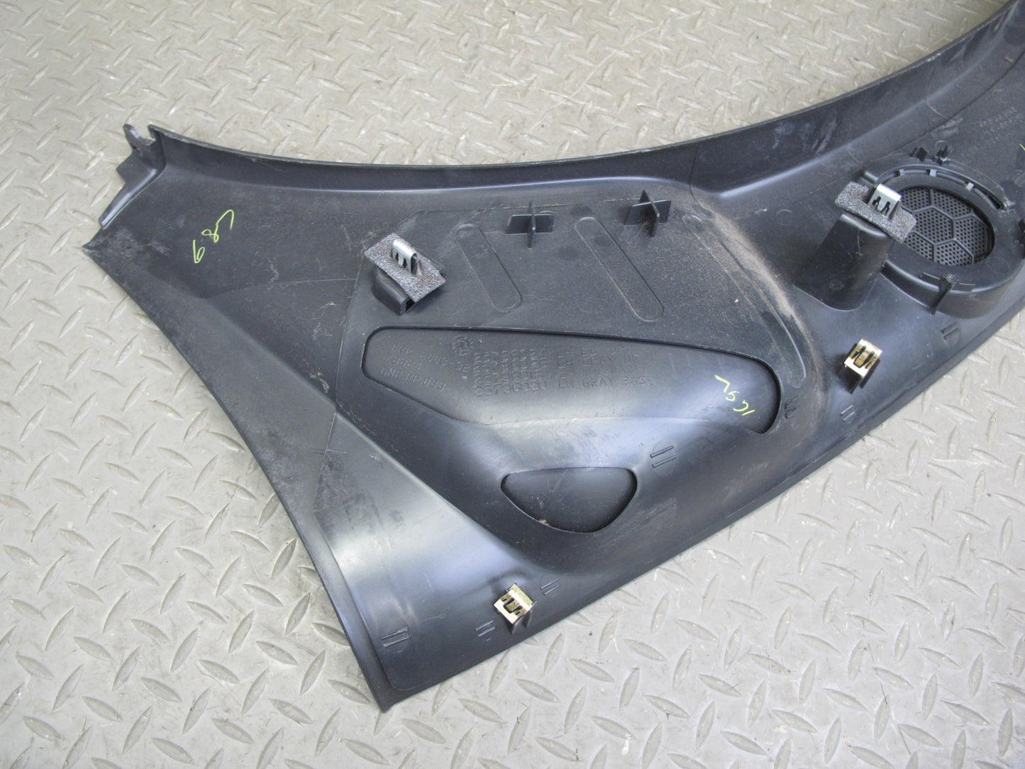 07-10 Saturn SKY Set of 2 Rear Left & Right Pillar Speaker Trim Cover Panel OEM