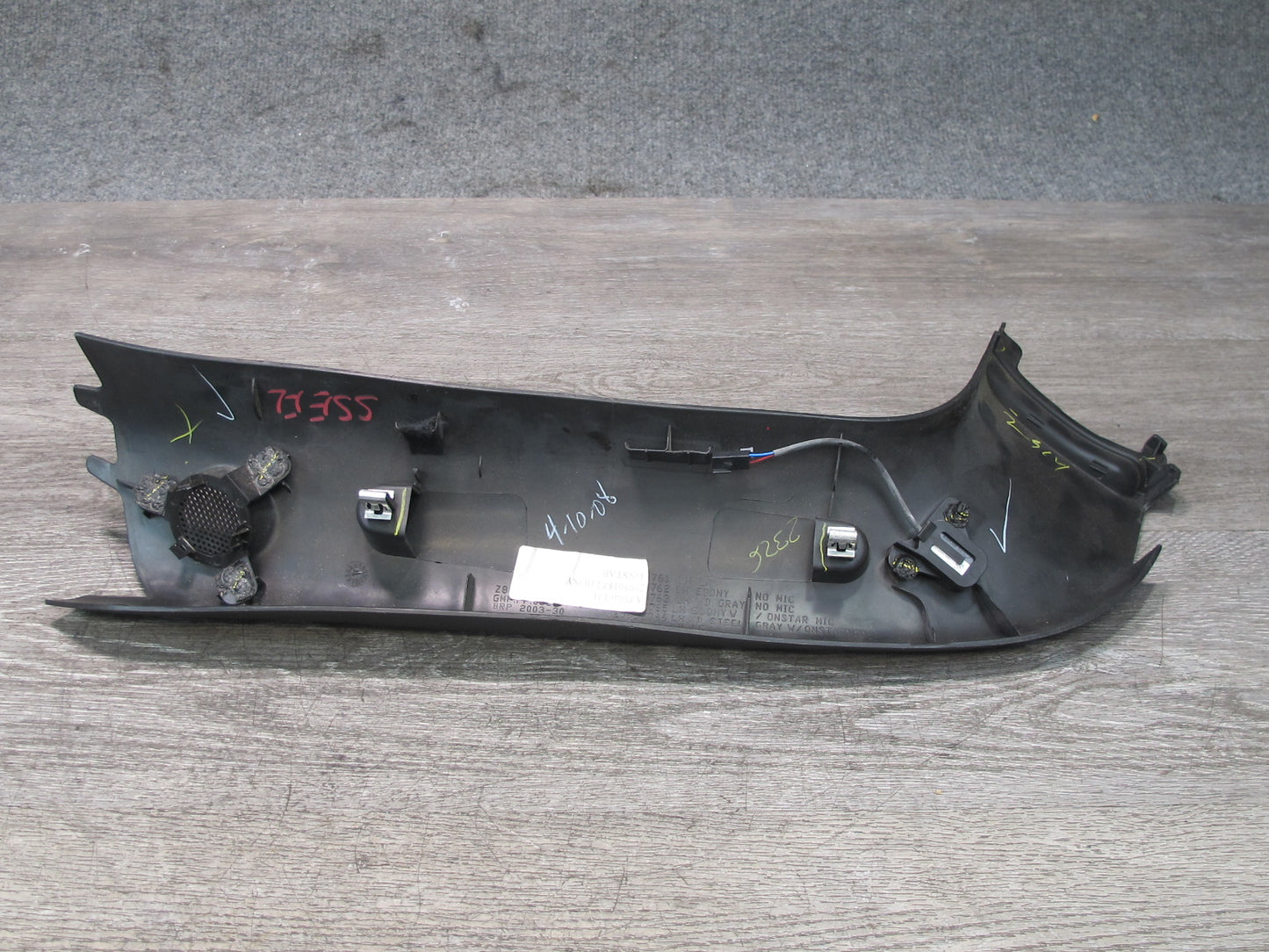 07-10 Saturn SKY Solstice Convertible Front Interior A Pillar Trim Panel Set OEM