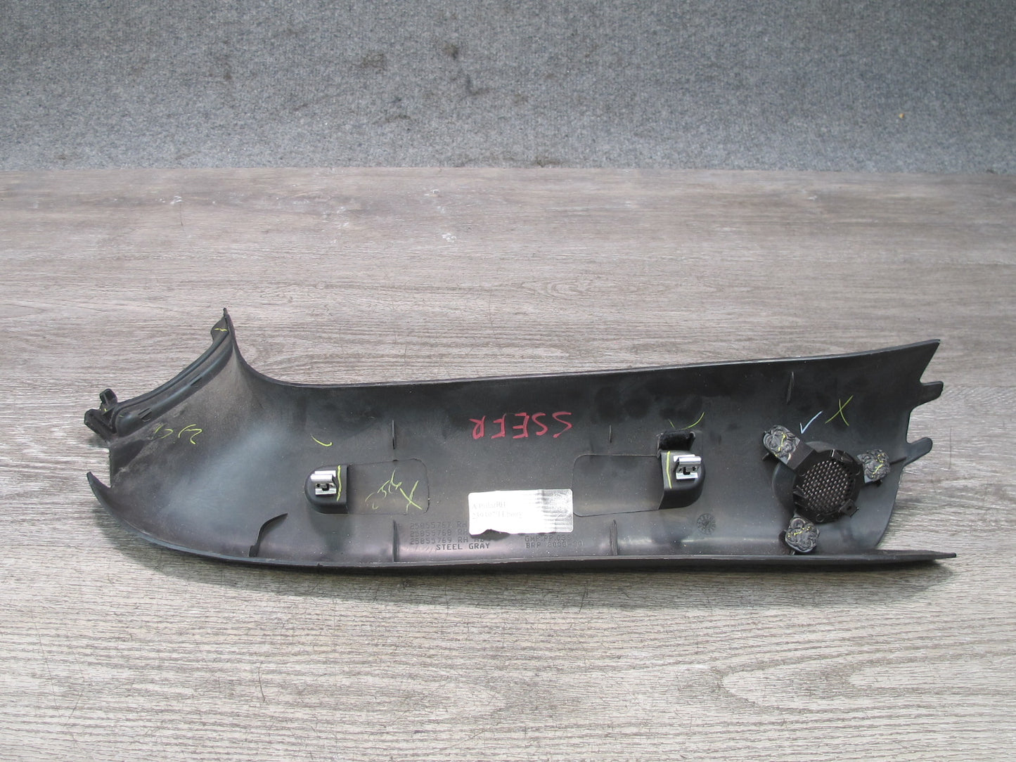 07-10 Saturn SKY Solstice Convertible Front Interior A Pillar Trim Panel Set OEM
