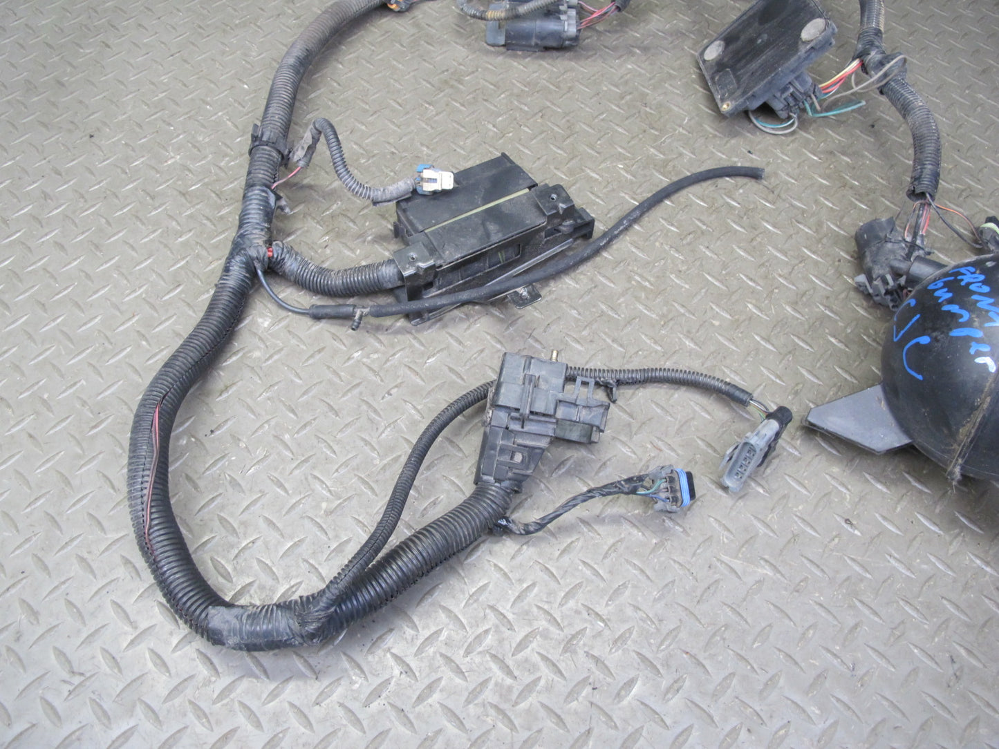 1993 Chevrolet Corvette C4 Front Bumper Headlight Wire Wiring Harness OEM