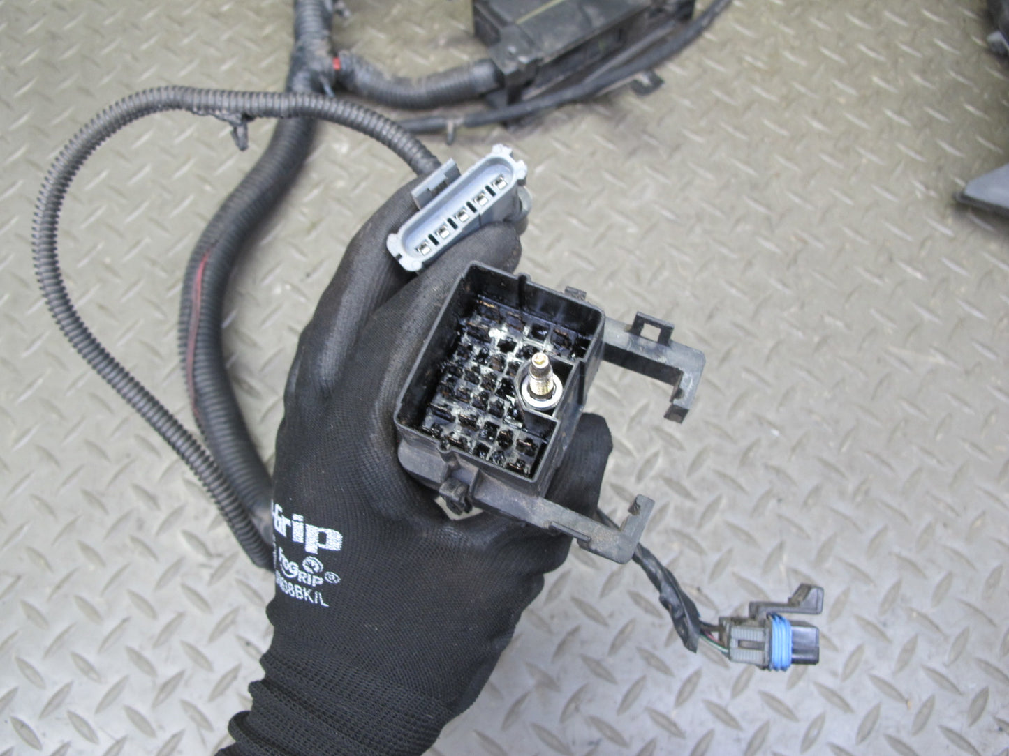 1993 Chevrolet Corvette C4 Front Bumper Headlight Wire Wiring Harness OEM