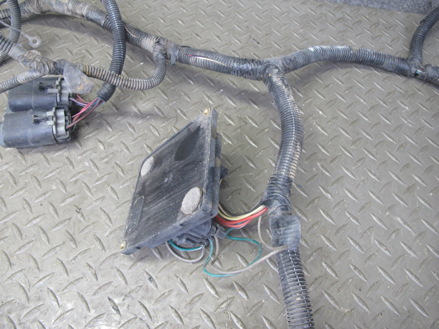 1993 Chevrolet Corvette C4 Front Bumper Headlight Wire Wiring Harness OEM