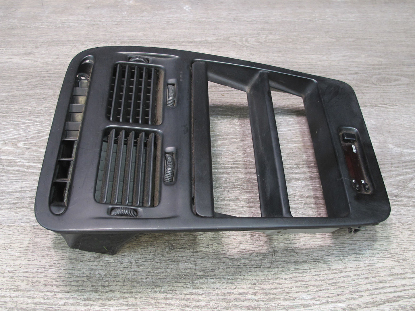 90-91 Nissan Z32 300ZX Dash Center Radio Climate Trim Panel Air Vent w Clock OEM