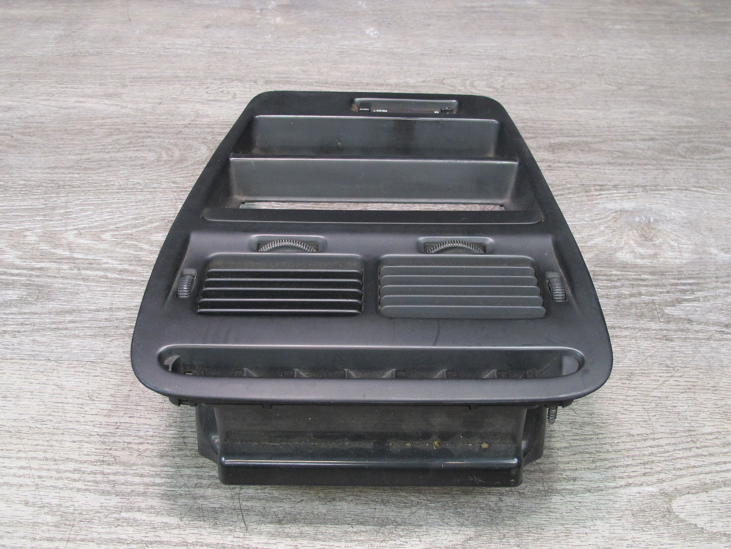 90-91 Nissan Z32 300ZX Dash Center Radio Climate Trim Panel Air Vent w Clock OEM