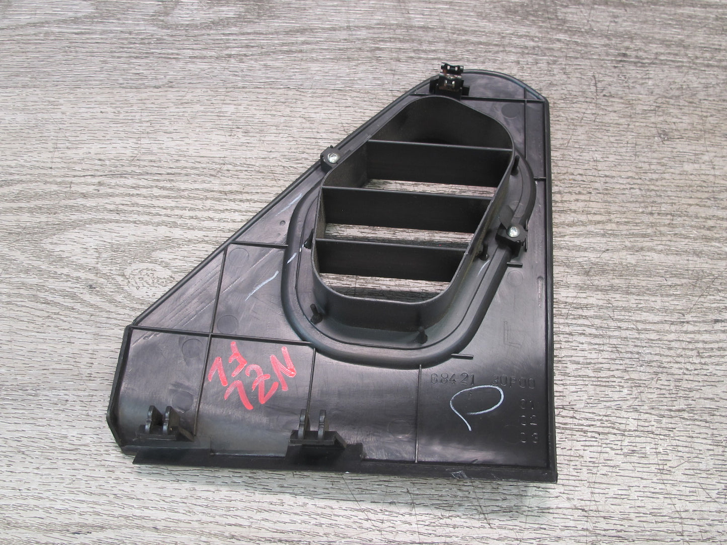 90-96 Nissan Z32 300ZX Set of 2 Dash END Trim Cover Panel Air Vent Black OEM