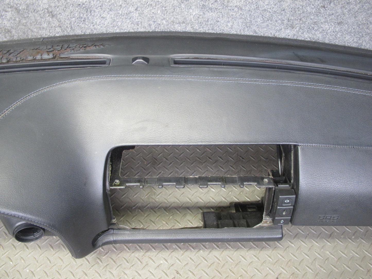96-99 Mercedes W140 C140 CL Coupe Dashboard Dash Instrument Panel Cover OEM