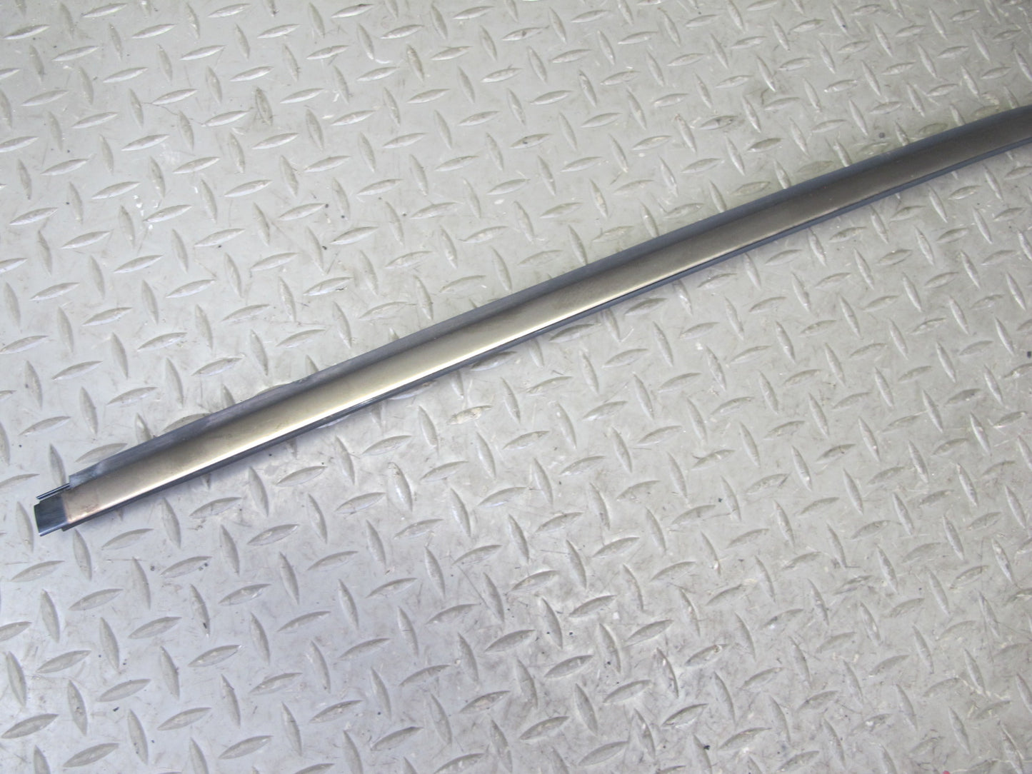 96-99 Mercedes W140 C140 CL Coupe Rear Windshield Chrome Trim Molding Set OEM
