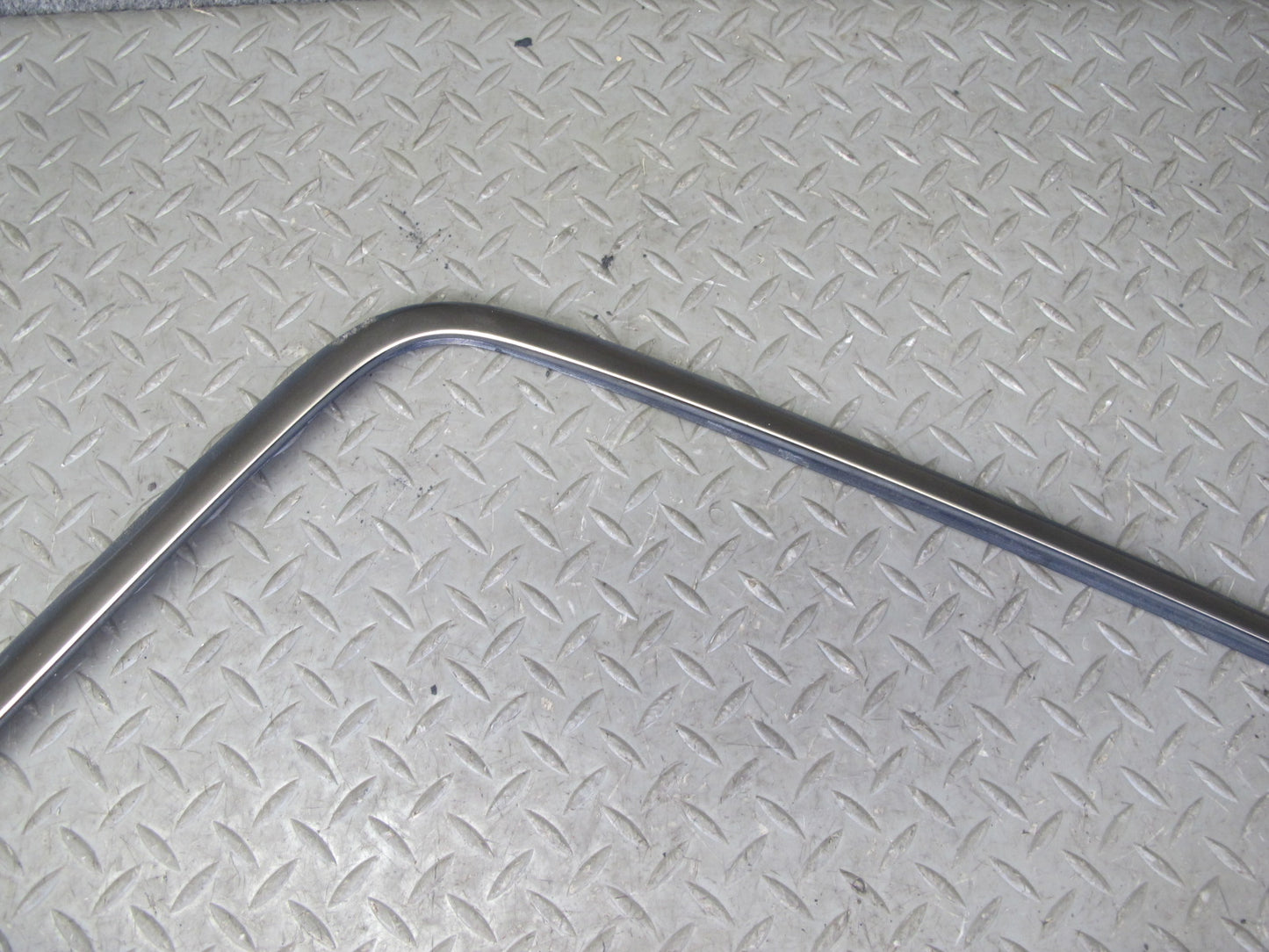 96-99 Mercedes W140 C140 CL Coupe Rear Windshield Chrome Trim Molding Set OEM
