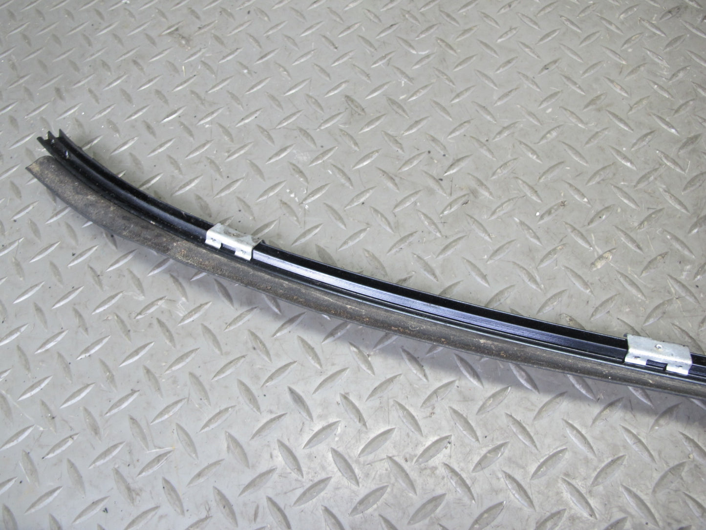 96-99 Mercedes W140 C140 CL Coupe Rear Windshield Chrome Trim Molding Set OEM