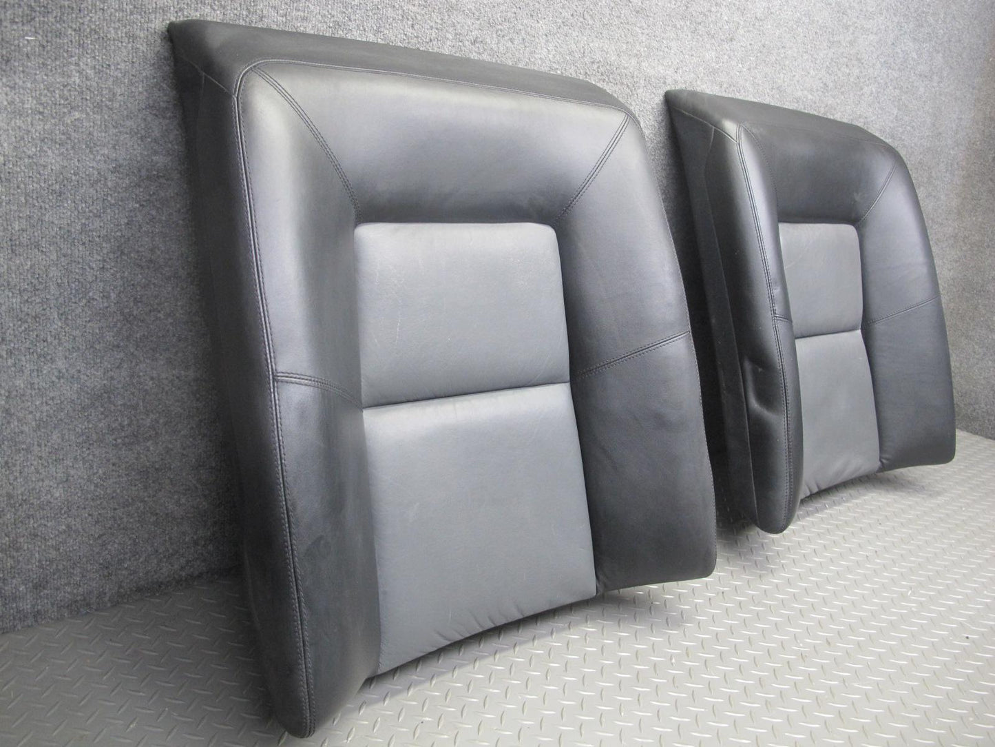 96-99 Mercedes W140 C140 CL600 Coupe Front & Rear Leather Seat Set Black OEM