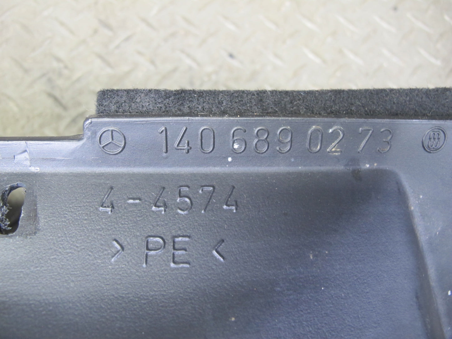 96-99 Mercedes W140 C140 CL Under Dash Front Right Lower Knee Trim Panel OEM