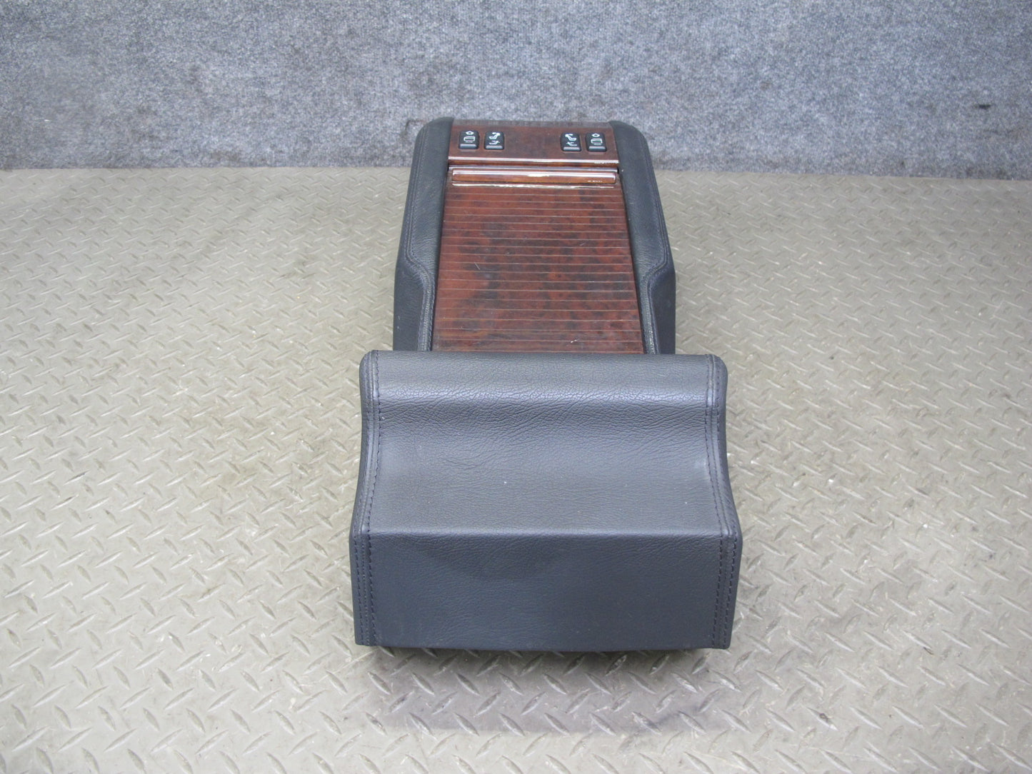 96-99 Mercedes W140 C140 CL Coupe Rear Center Console Compartment Storage OEM