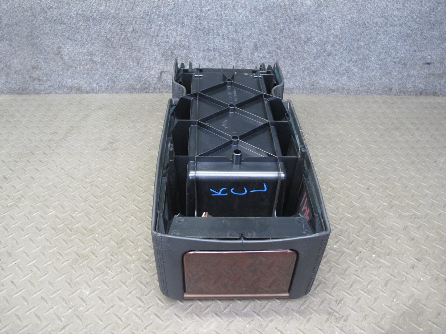 96-99 Mercedes W140 C140 CL Coupe Rear Center Console Compartment Storage OEM