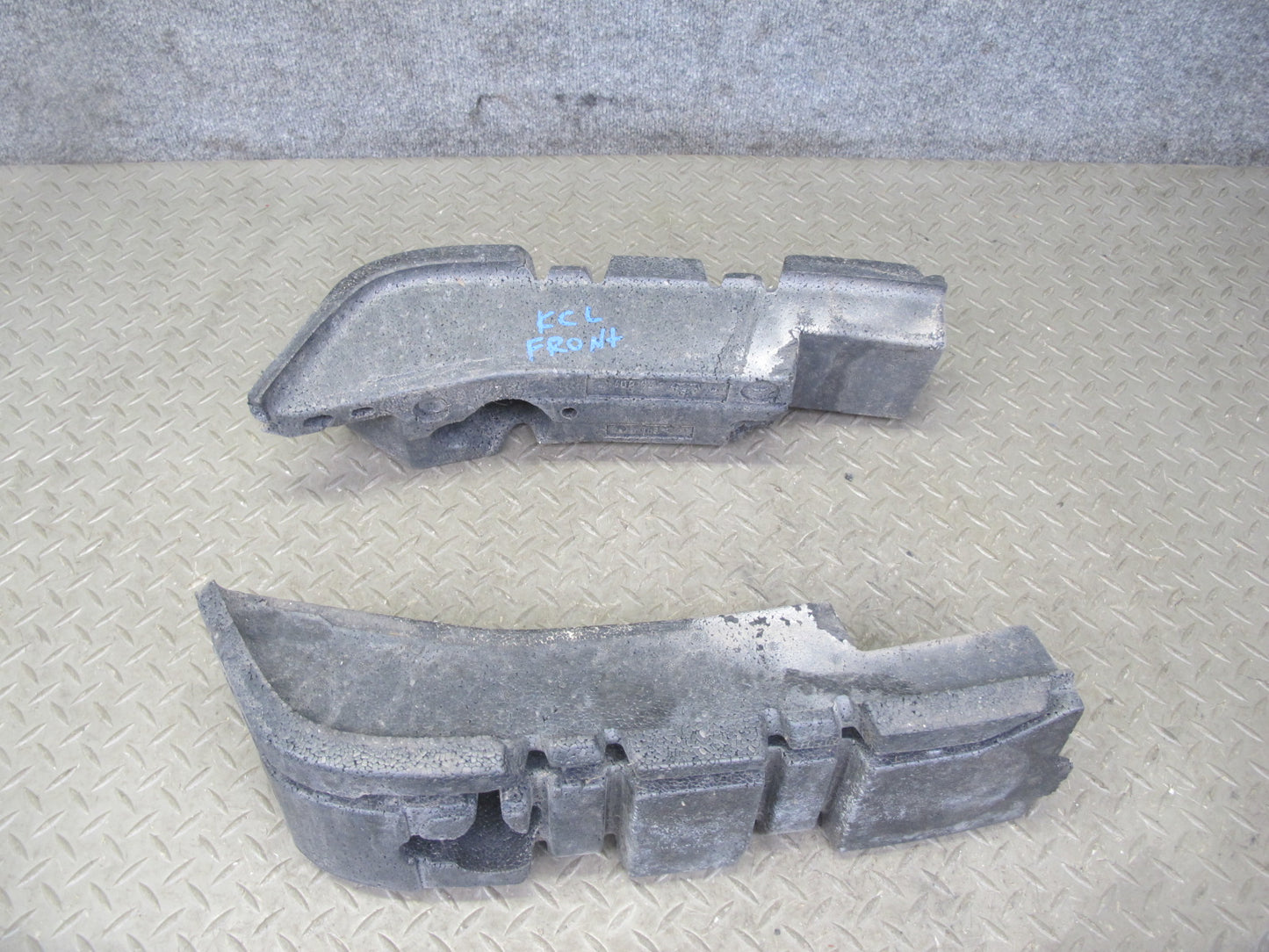 96-99 Mercedes W140 C140 CL Coupe Set of 3 Front Bumper Impact Foam Insert OEM