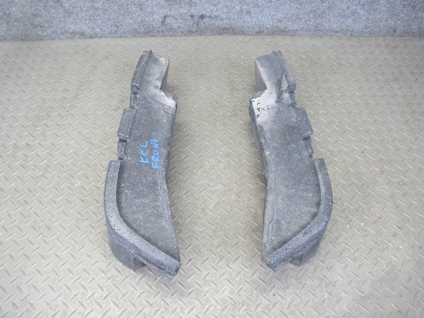 96-99 Mercedes W140 C140 CL Coupe Set of 3 Front Bumper Impact Foam Insert OEM