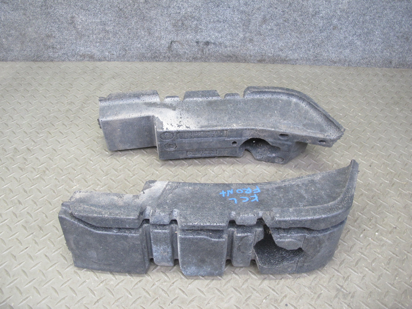 96-99 Mercedes W140 C140 CL Coupe Set of 3 Front Bumper Impact Foam Insert OEM