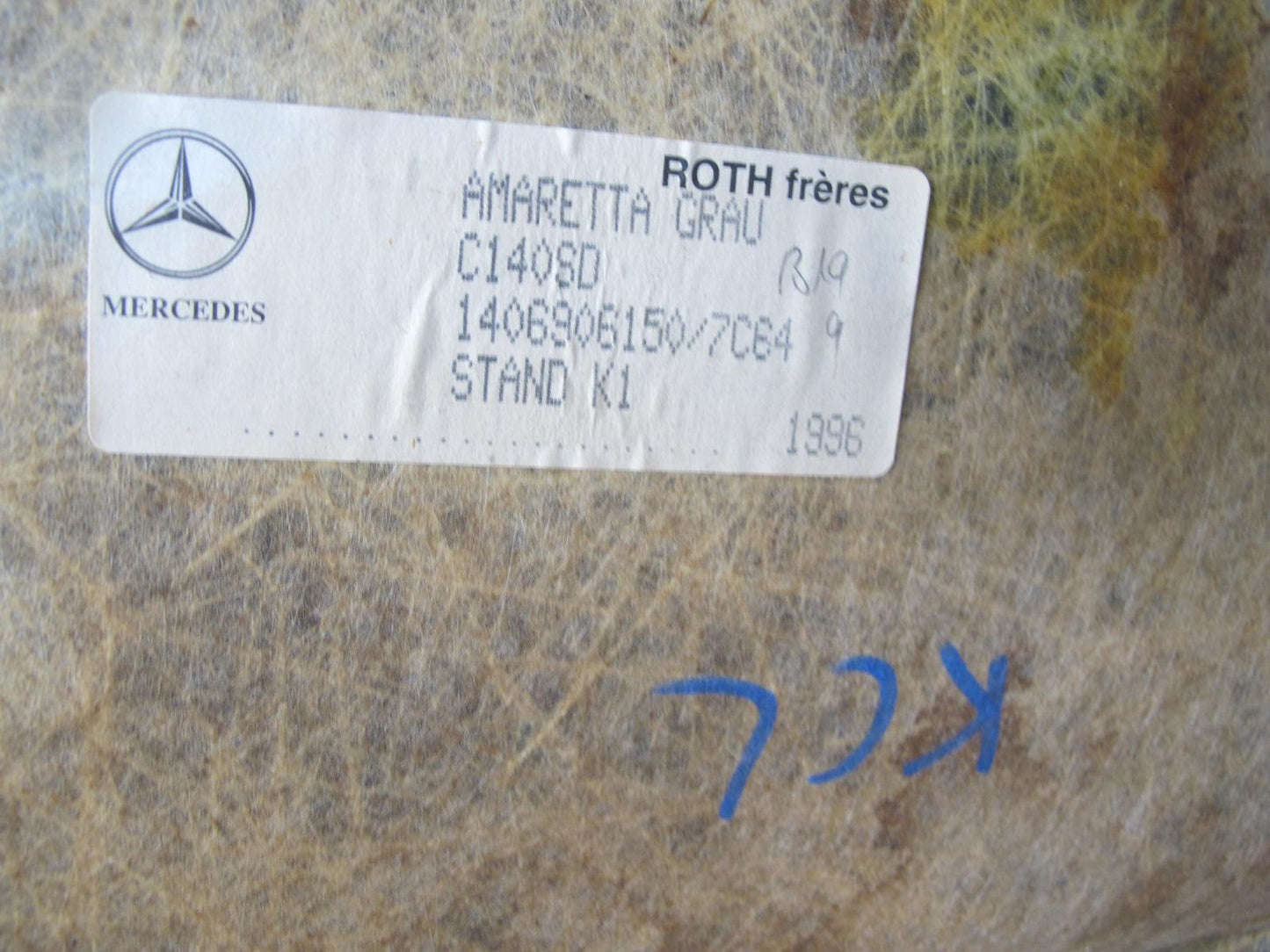 96-99 Mercedes W140 C140 Cl-class Coupe Headliner Roof Trim Panel 1406906150 OEM