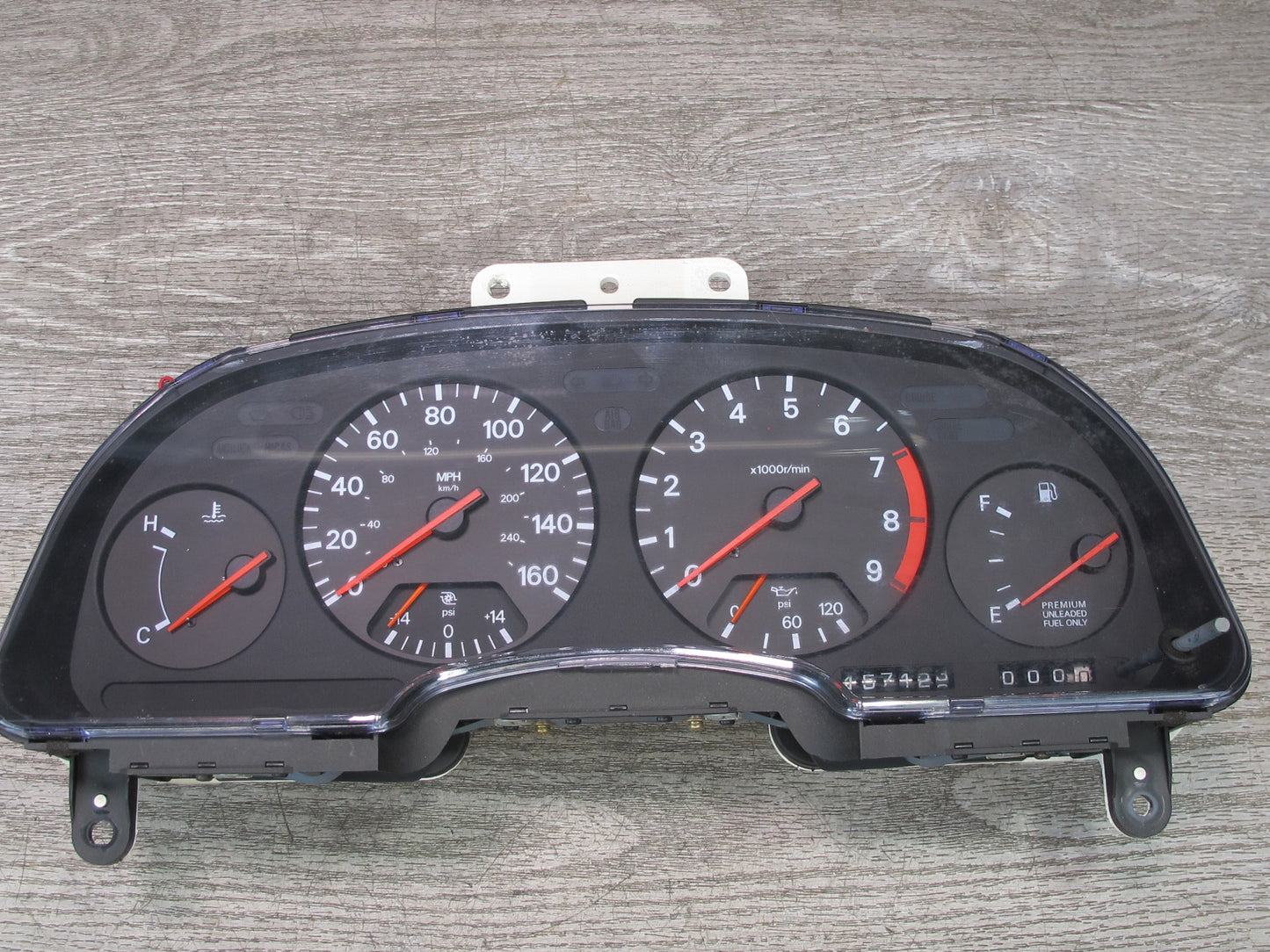 1991 Nissan Z32 300ZX Turbo M/T Instrument Cluster Gauge Speedometer OEM