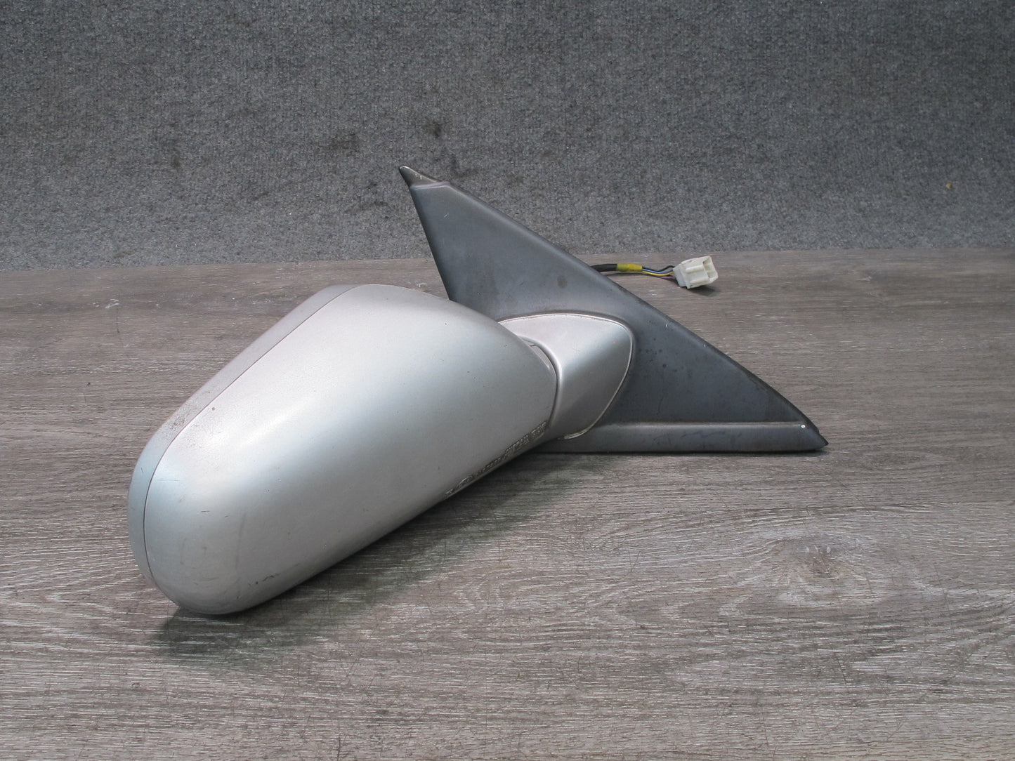 90-96 Nissan Z32 300ZX Coupe Right Door Heated Side View Power Mirror Silver OEM