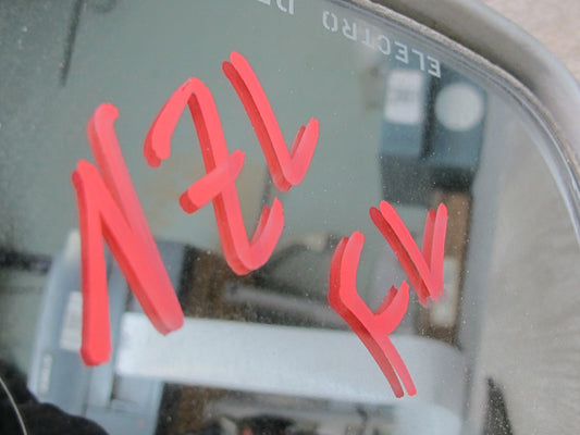 90-96 Nissan Z32 300ZX Coupe Left Door Heated Side View Power Mirror Silver OEM