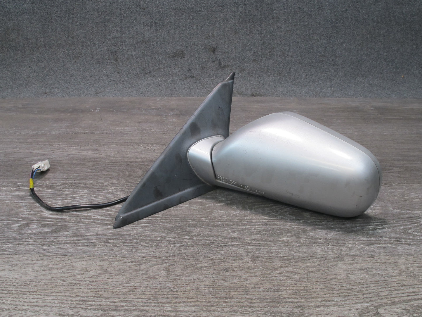 90-96 Nissan Z32 300ZX Coupe Left Door Heated Side View Power Mirror Silver OEM