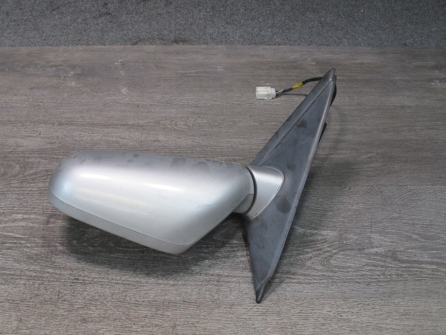 90-96 Nissan Z32 300ZX Coupe Left Door Heated Side View Power Mirror Silver OEM