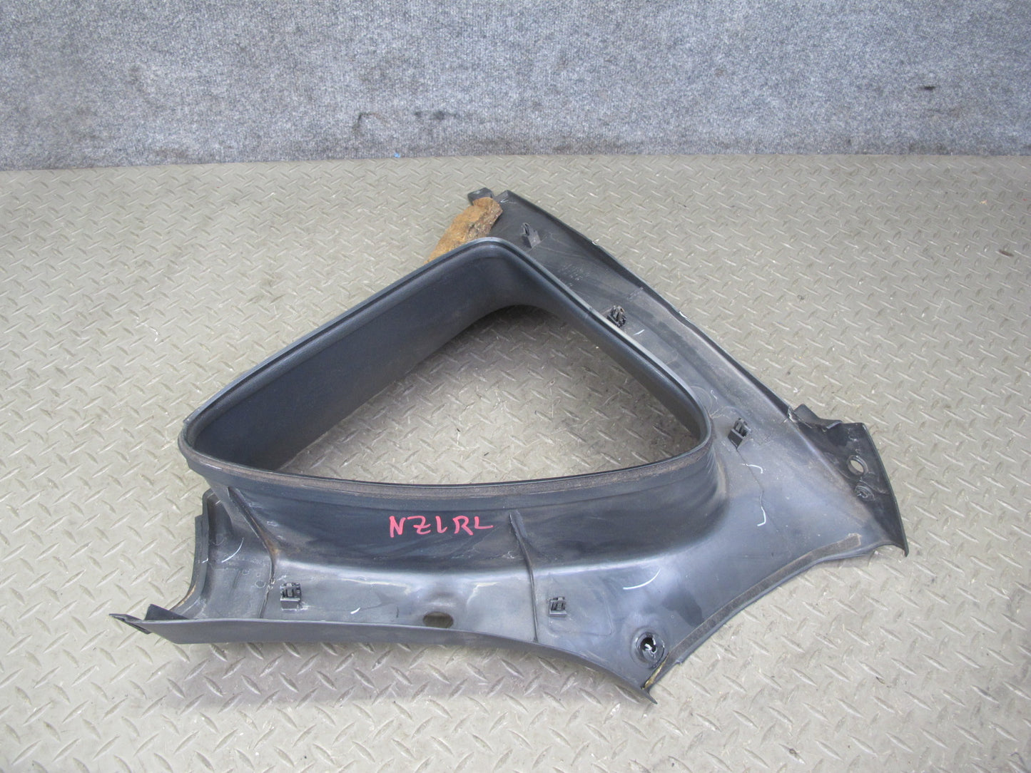 90-96 Nissan Z32 300ZX Coupe 2+0 Rear Left C Pillar Trim Cover Panel Black OEM