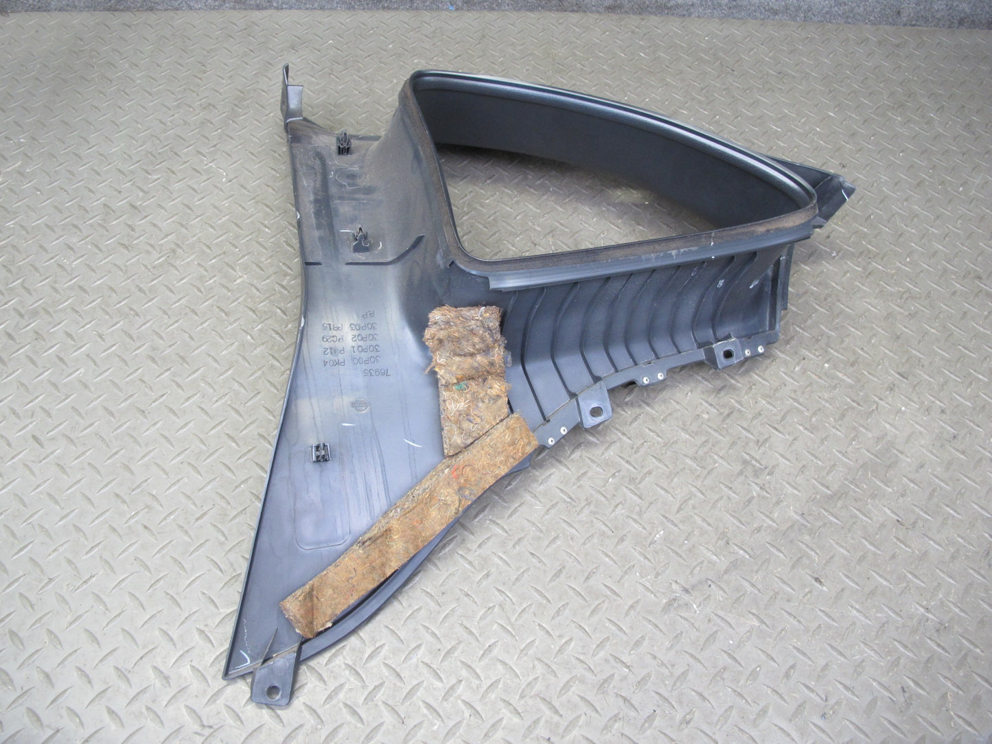 90-96 Nissan Z32 300ZX Coupe 2+0 Rear Left C Pillar Trim Cover Panel Black OEM