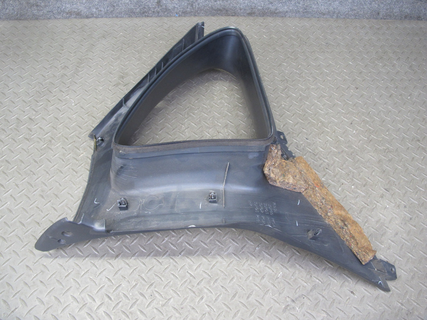 90-96 Nissan Z32 300ZX Coupe 2+0 Rear Left C Pillar Trim Cover Panel Black OEM