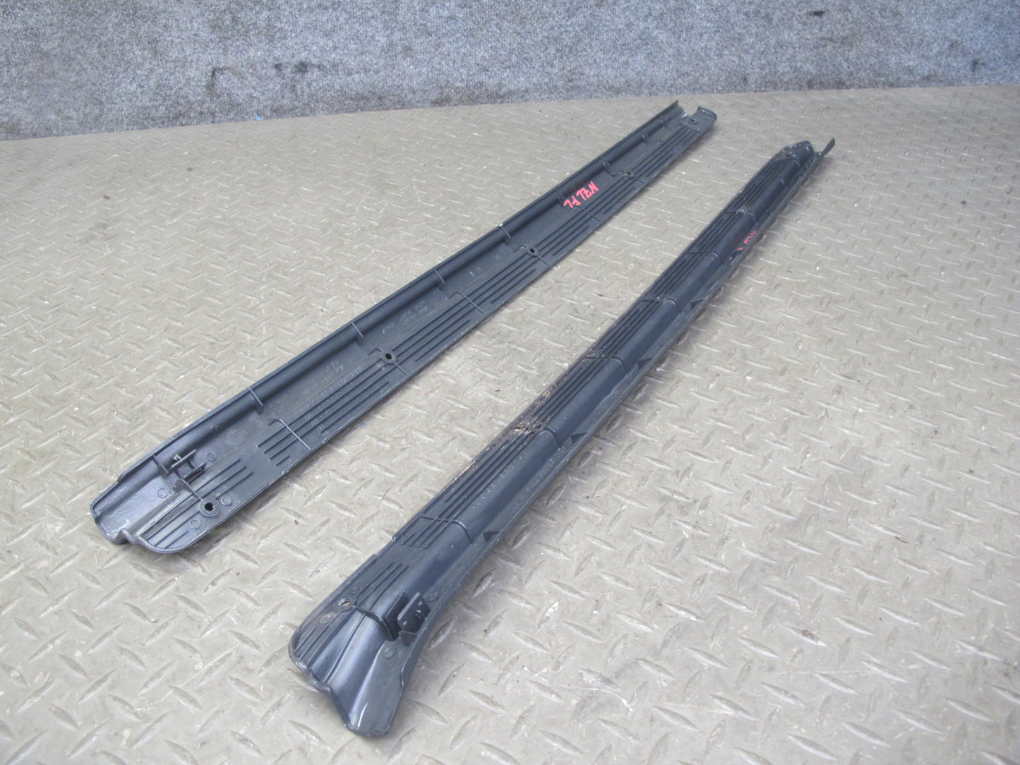 90-96 Nissan Z32 300ZX 2+0 Set of 2 Left & Right Door Scuff Sill Plate Trim OEM