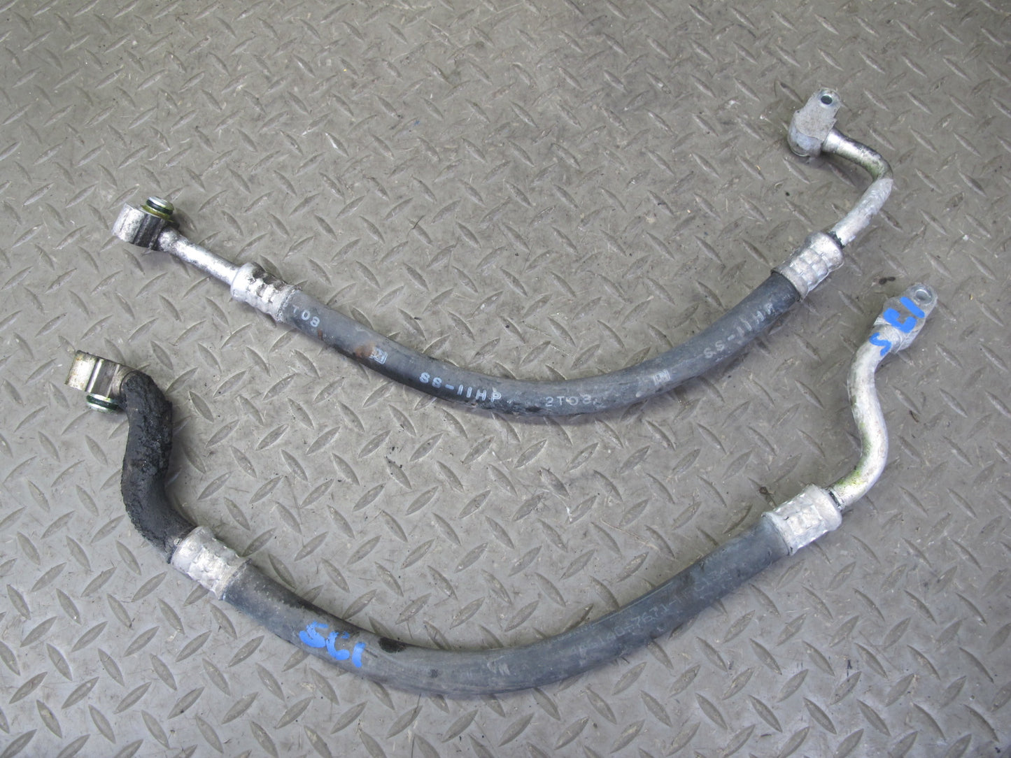 97-00 Lexus SC300 9pcs A/C Hose Line Pipe w Dryer & Pressure Regulator Set OEM