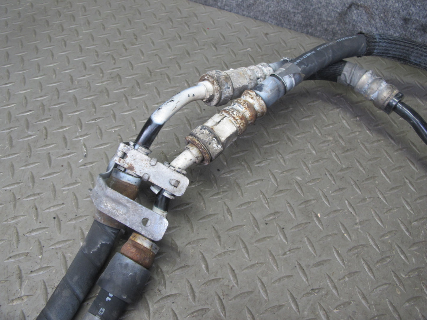 04-08 Mazda RX8 A/T Power Steering Hose Line Pipe OEM