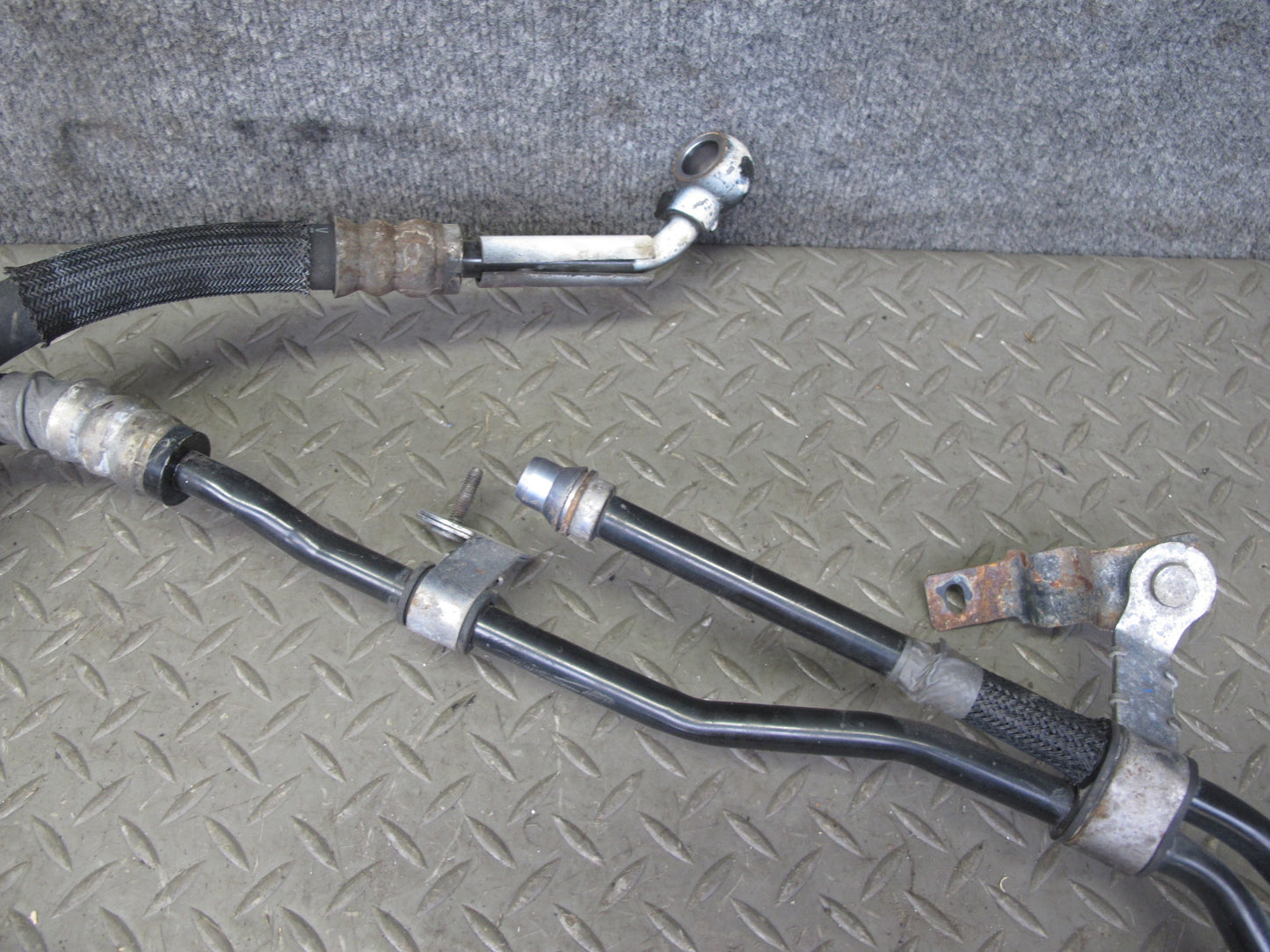 04-08 Mazda RX8 A/T Power Steering Hose Line Pipe OEM