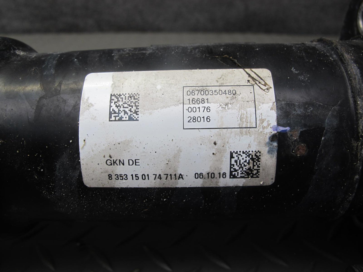 2017-2020 Maserati Levante M161 AWD 3.0L Rear Drive Shaft Driveshaft