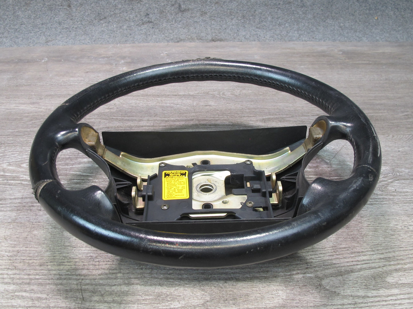90-96 Nissan Z32 300ZX Turbo 4-SPOKE Leather Steering Black OEM