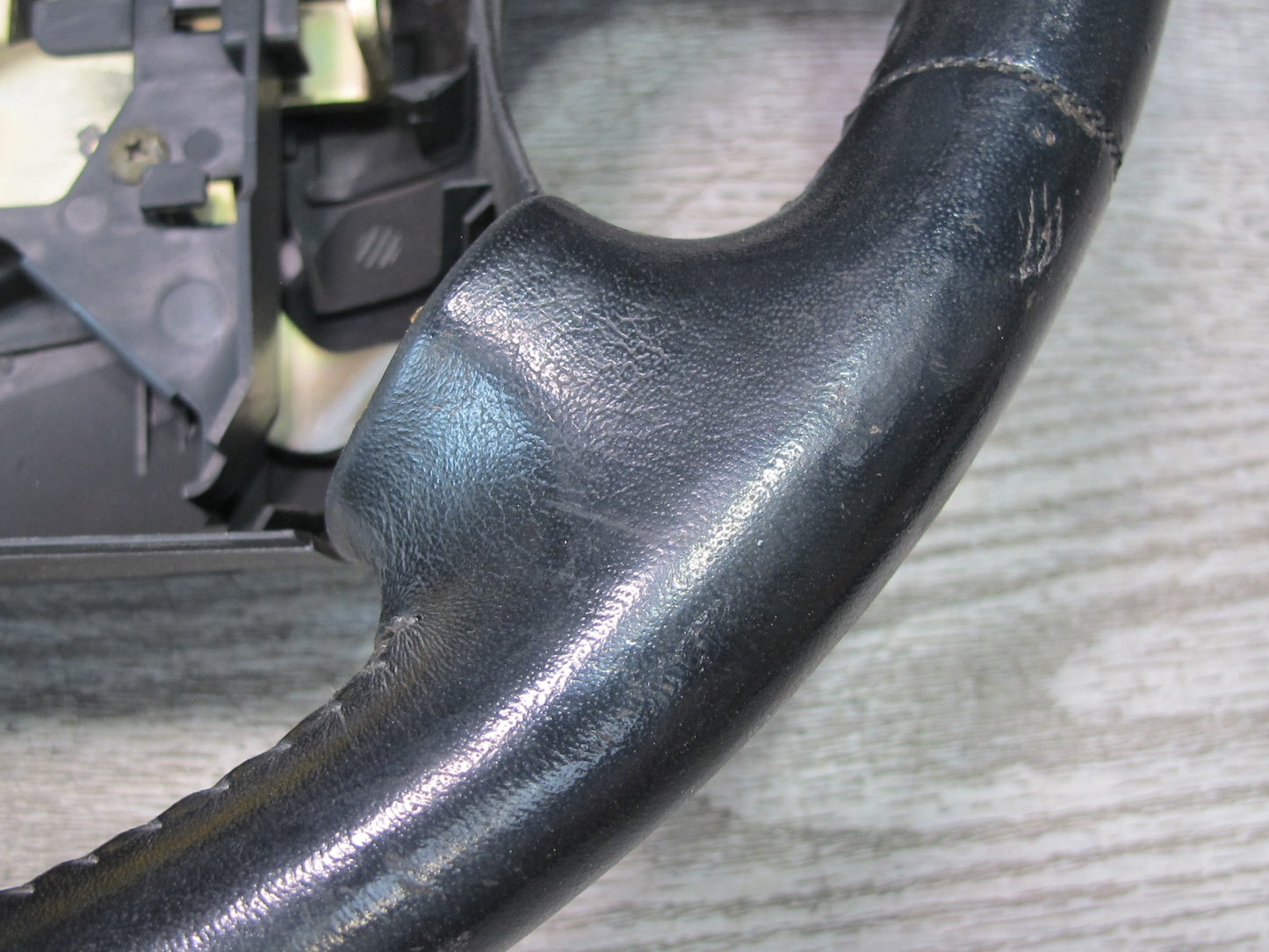 90-96 Nissan Z32 300ZX Turbo 4-SPOKE Leather Steering Black OEM