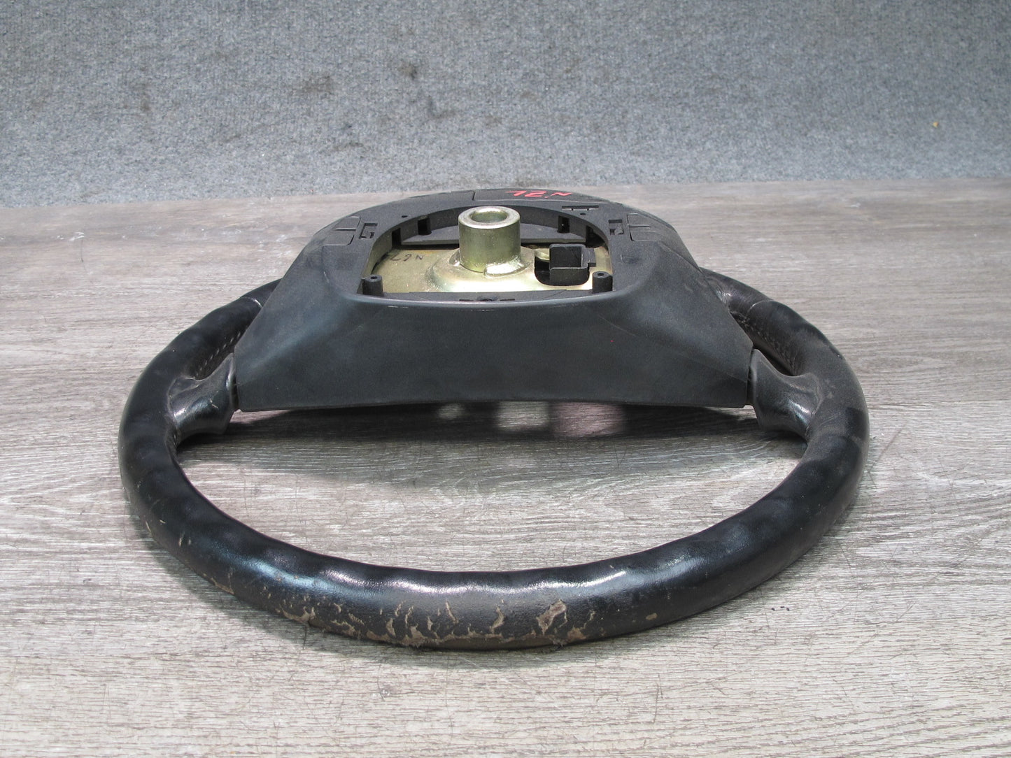 90-96 Nissan Z32 300ZX Turbo 4-SPOKE Leather Steering Black OEM