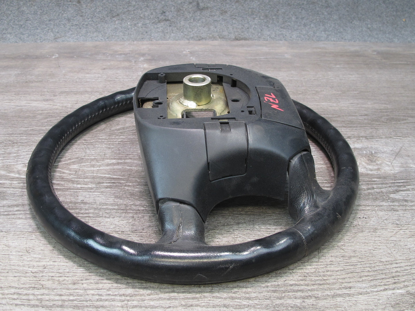90-96 Nissan Z32 300ZX Turbo 4-SPOKE Leather Steering Black OEM